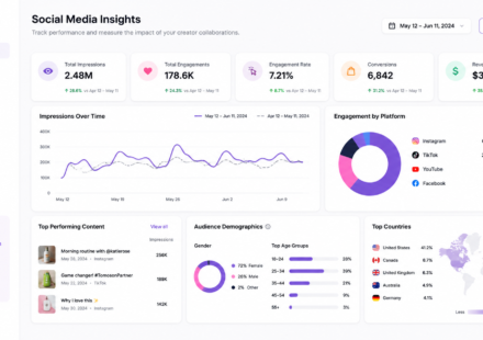 Tomoson Social Media Insights